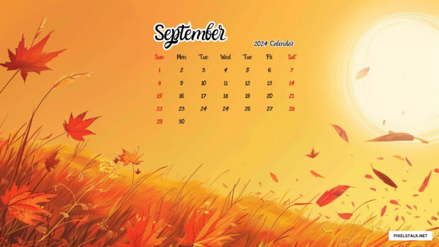 September 2024 Wallpaper for Desktop.