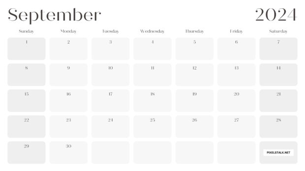 Simple September 2024 HD Wallpaper (7).