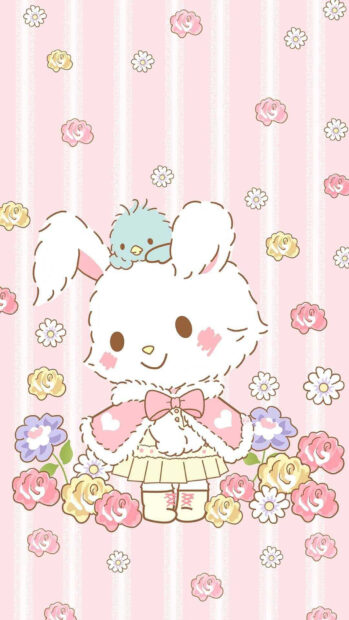 So Cute Cinnamoroll Sanrio Character Wallpaper.