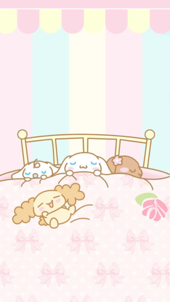 Spread joy with Cinnamoroll and Sanrio HD Wallpaper.