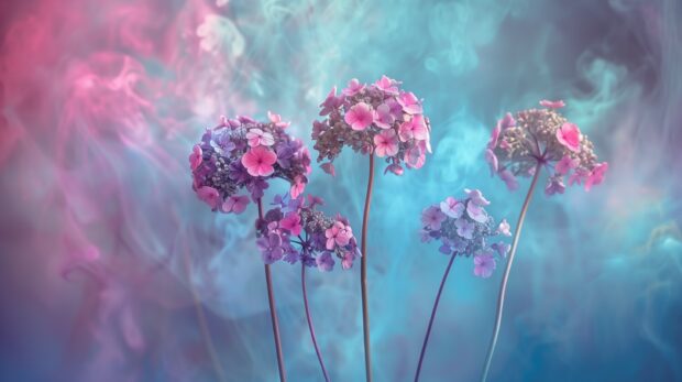 Summer Verbena background.
