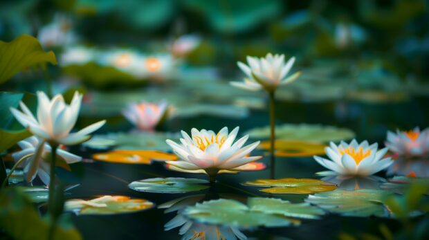 Summer VietNam Oriental lilies wallpaper HD.