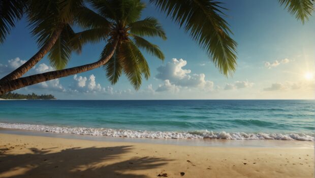 Summer beach Wallpaper HD for Desktop.