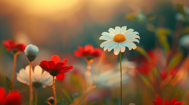 Summer flowers wallpaper HD Free download.