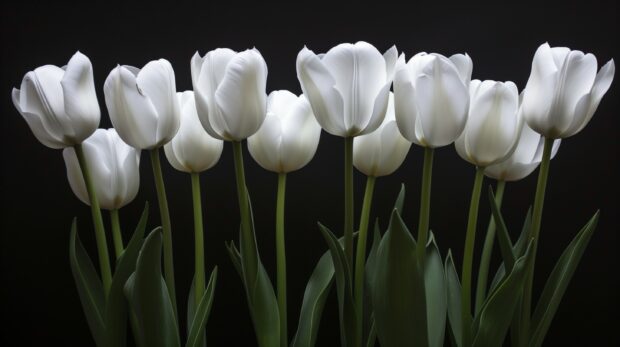 White Tulip wallpaper.