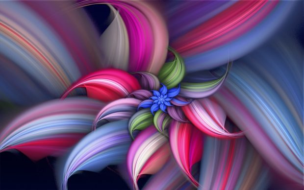Abstract Flower Wallpaper