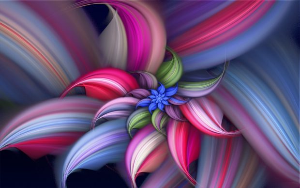 Abstract Flower Wallpaper