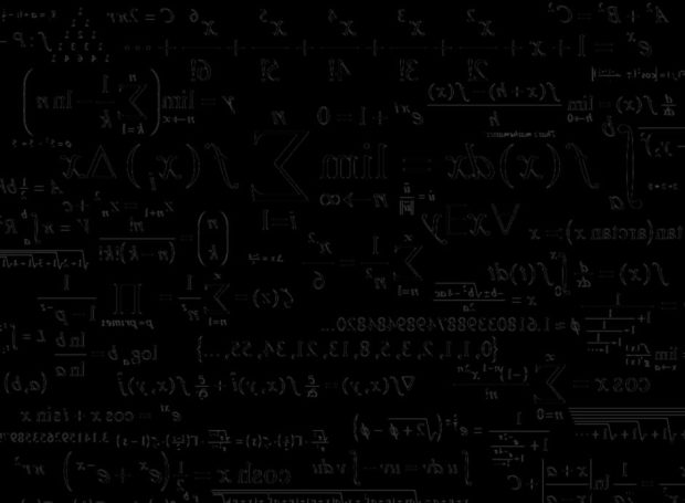 black chalkboard mathematics formula